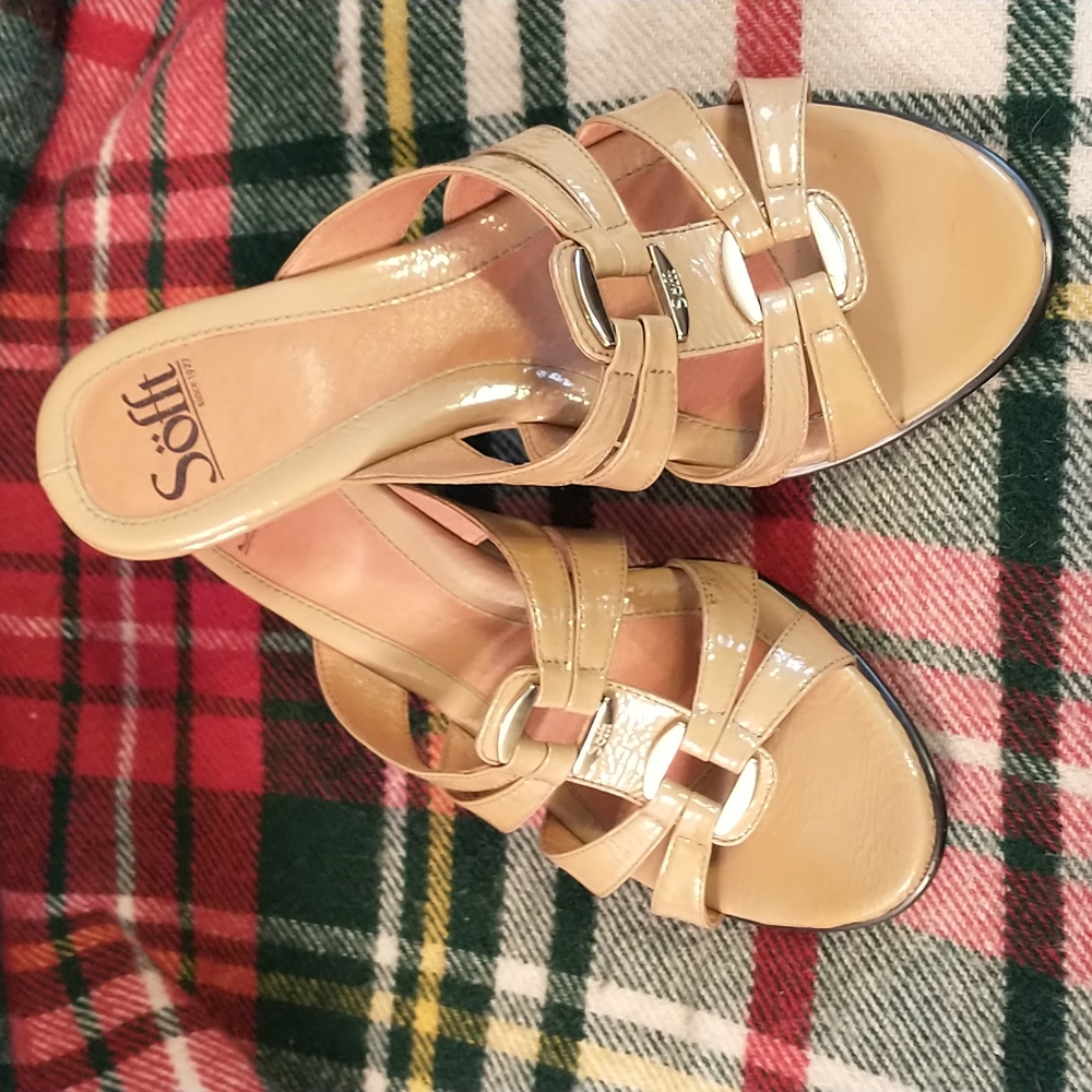 Sofft "Abby" Patent Leather  Sandals